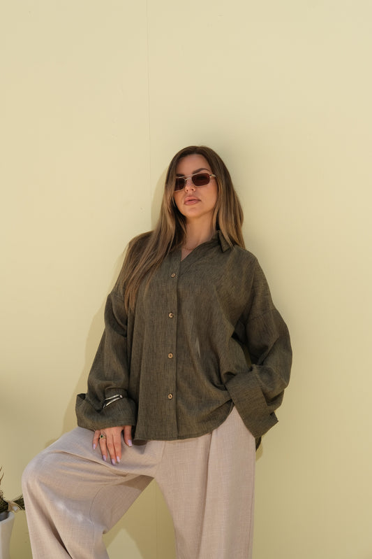 Poly Linen Shirt