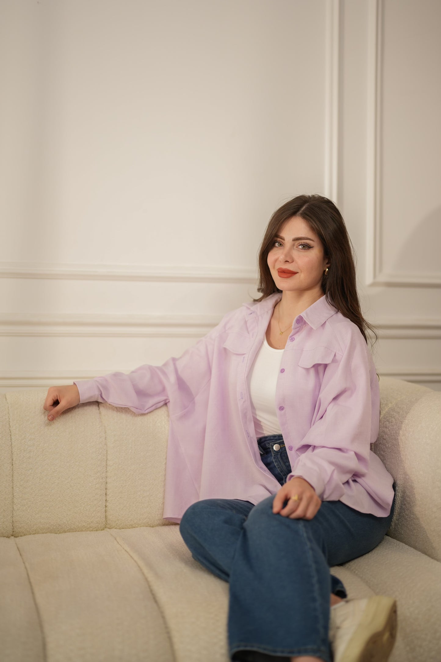 Over-size shirt