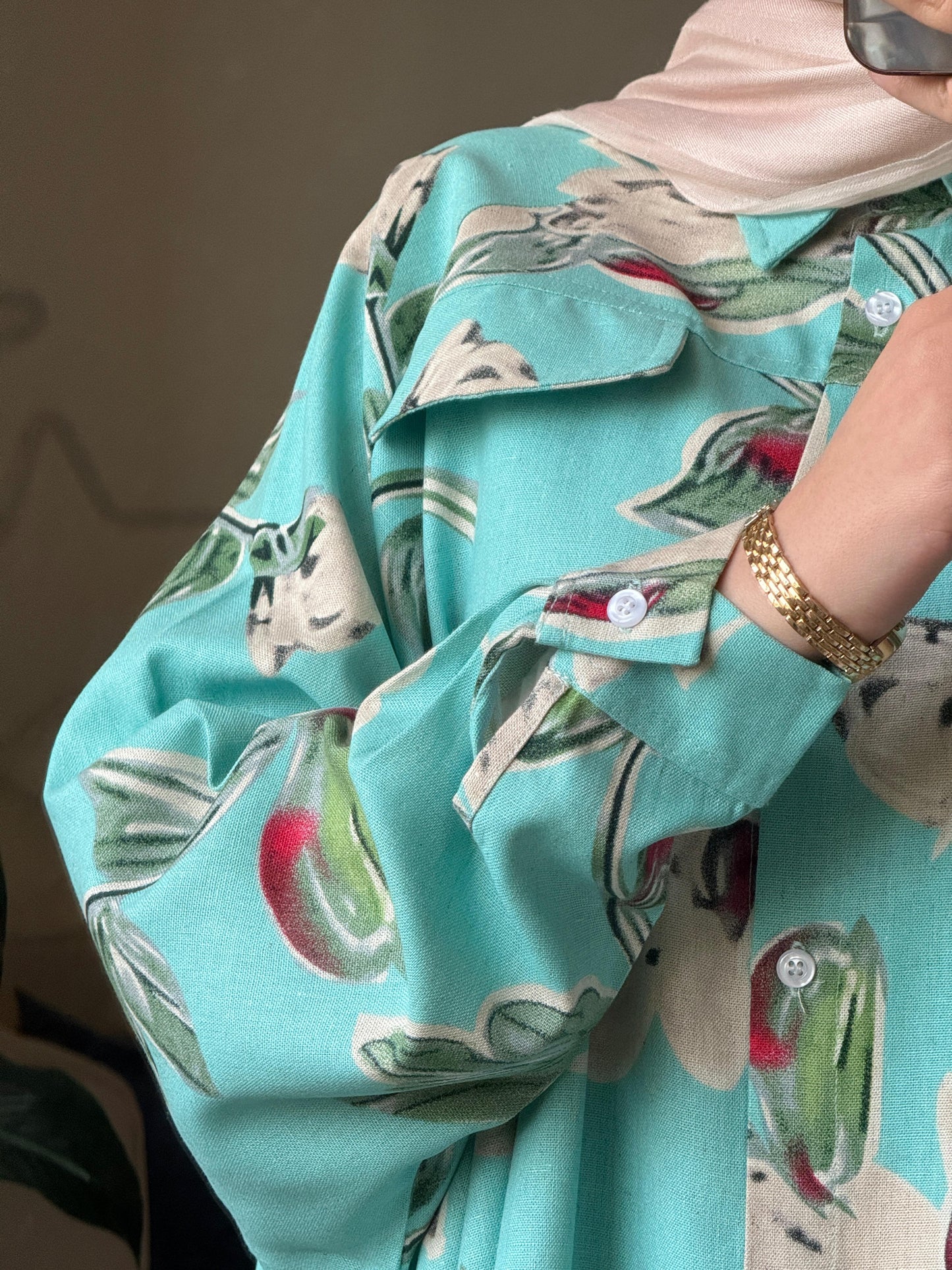 Over-size Printed shirt