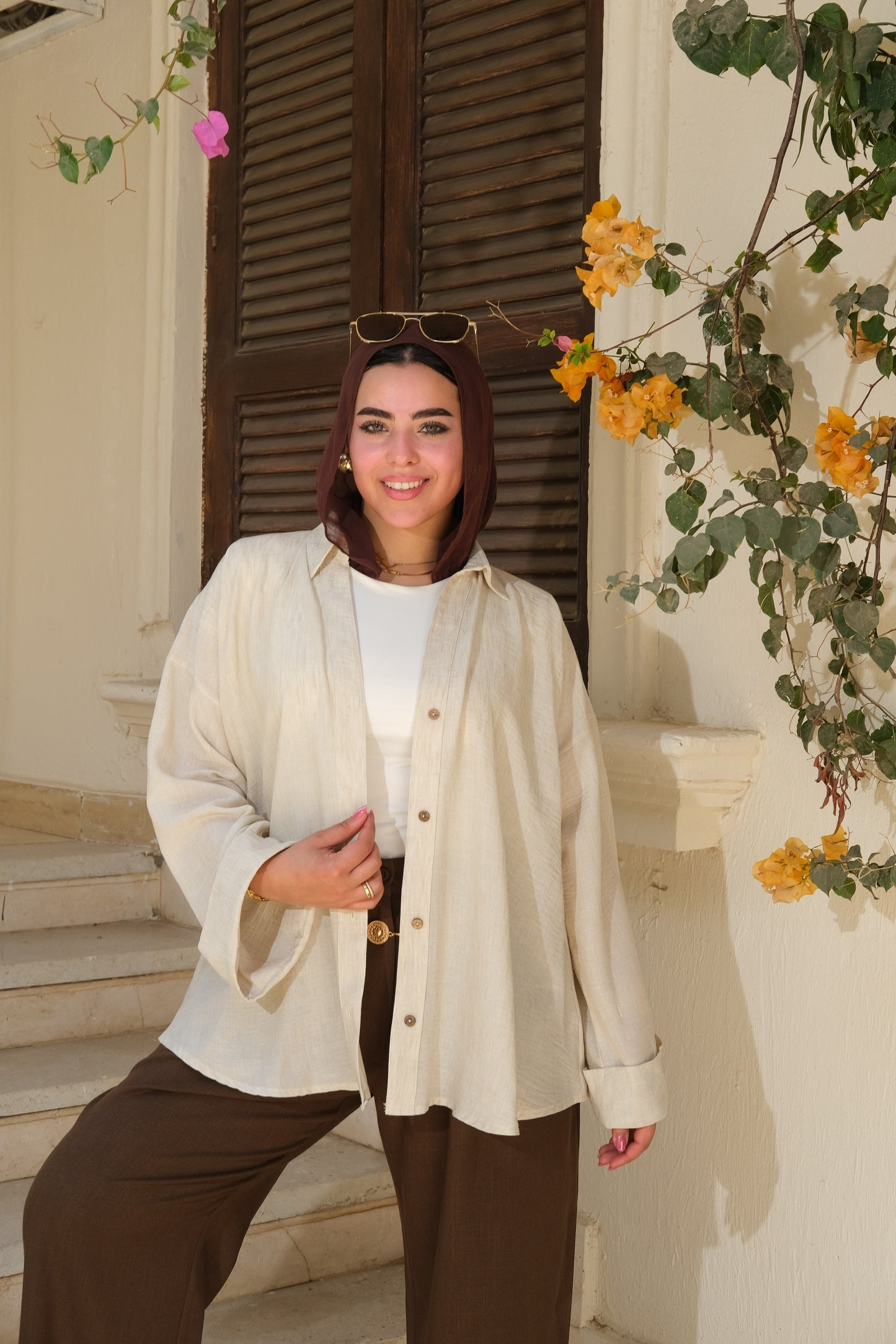 Poly Linen Shirt