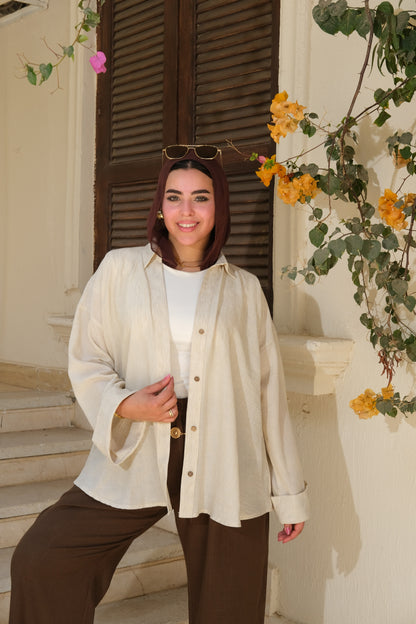 Poly Linen Shirt