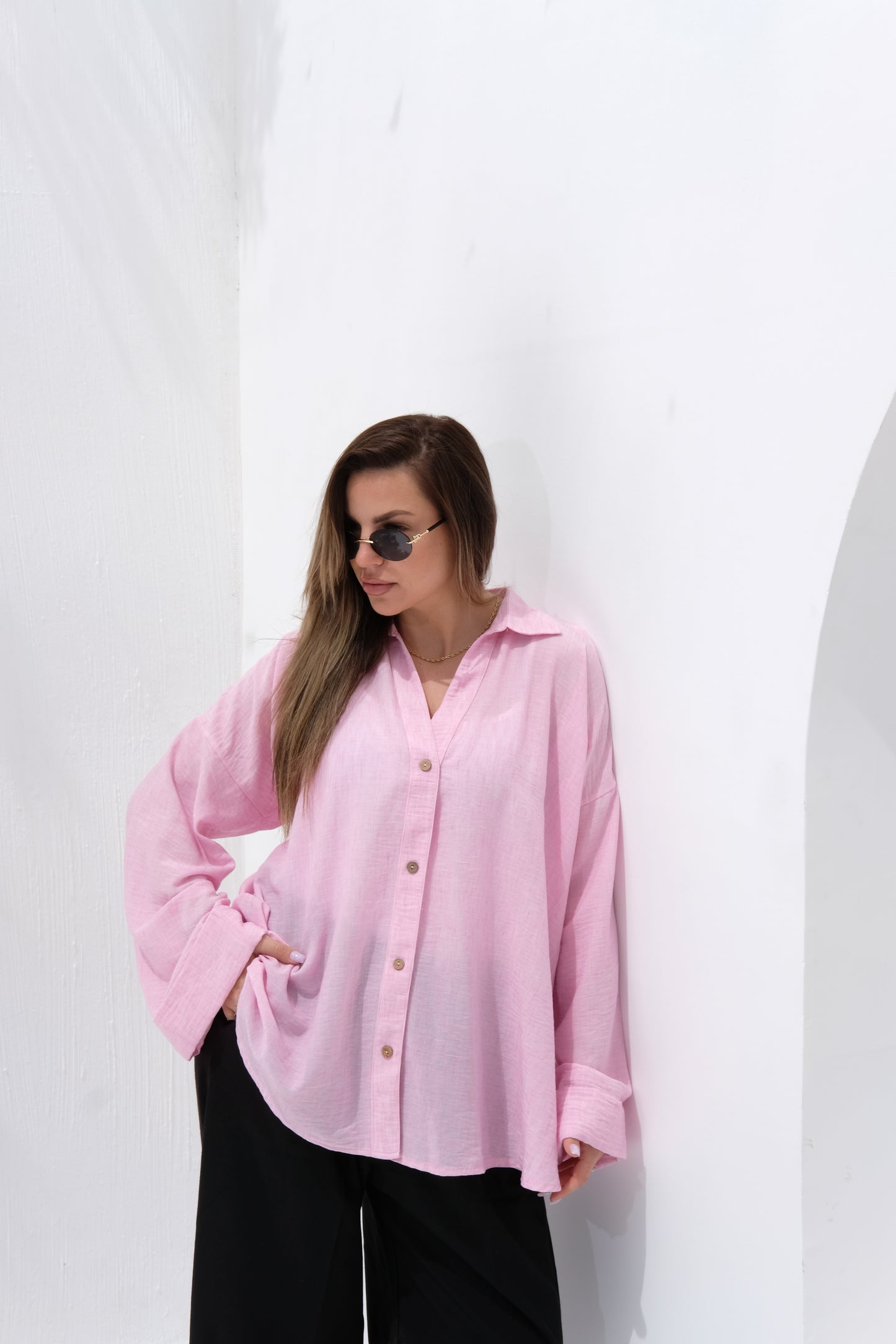 Poly Linen Shirt