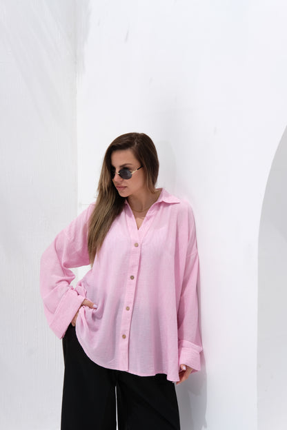 Poly Linen Shirt