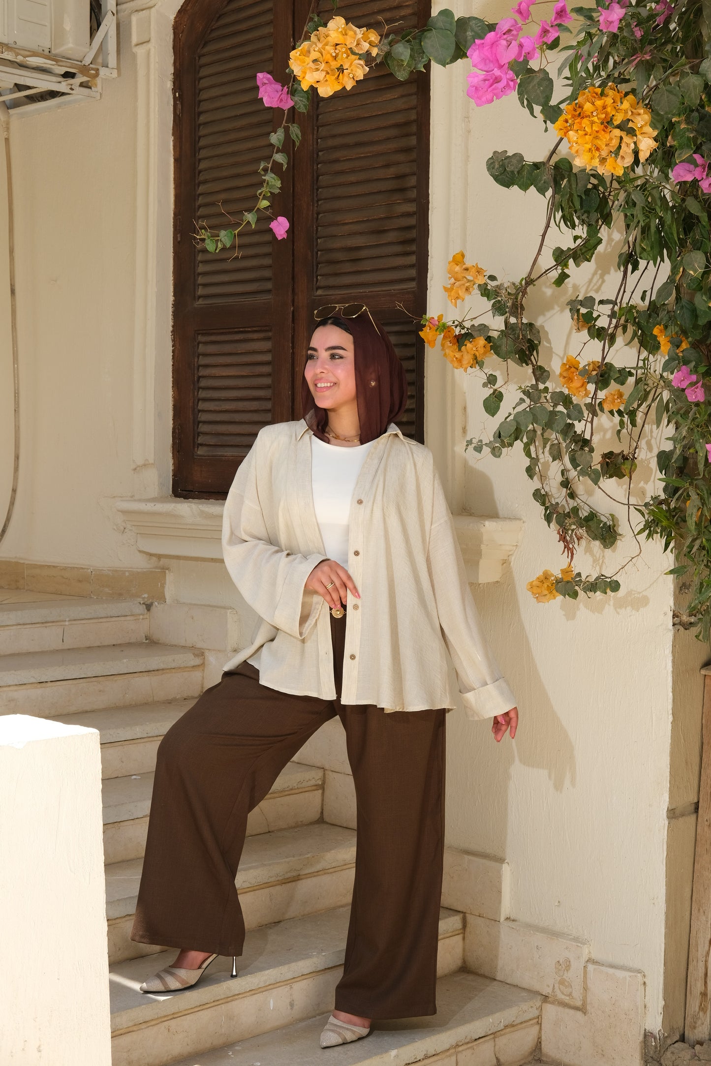 Poly Linen Shirt