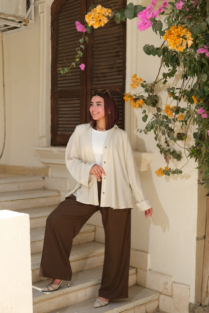 Poly Linen Shirt