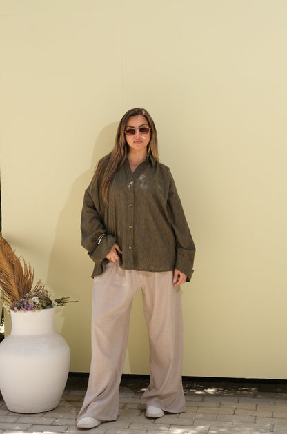 Poly Linen Shirt
