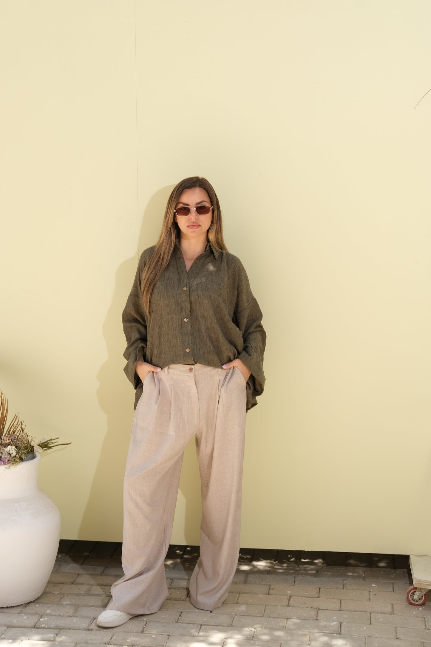 Poly Linen Shirt