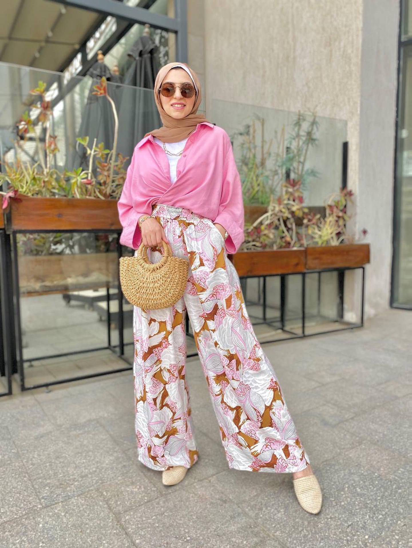 Printed pants