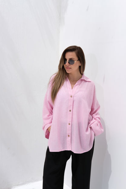 Poly Linen Shirt