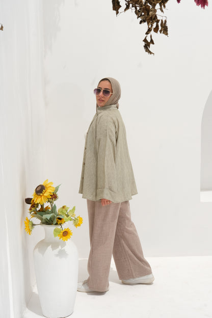 Poly Linen Shirt