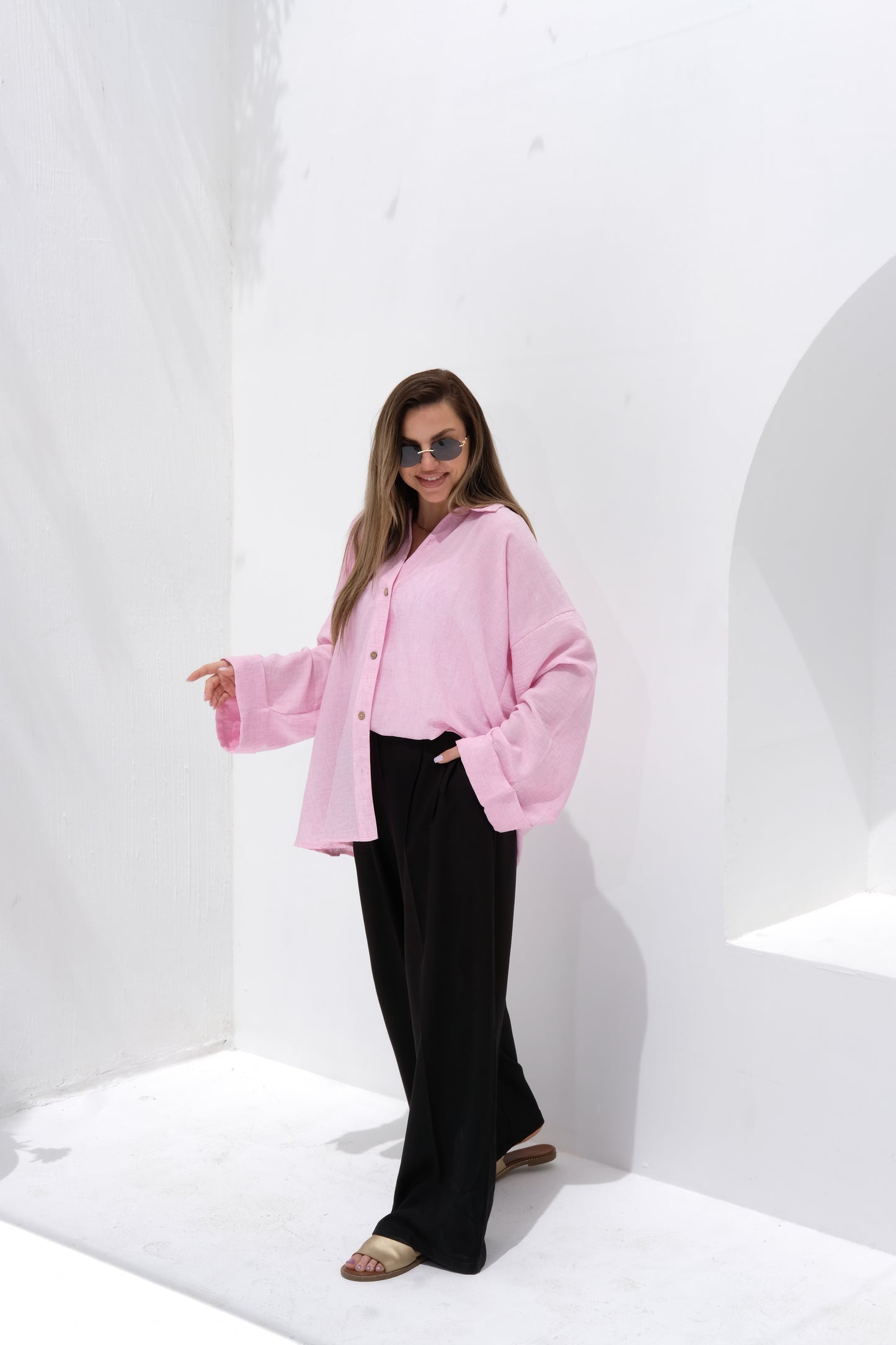 Poly Linen Shirt