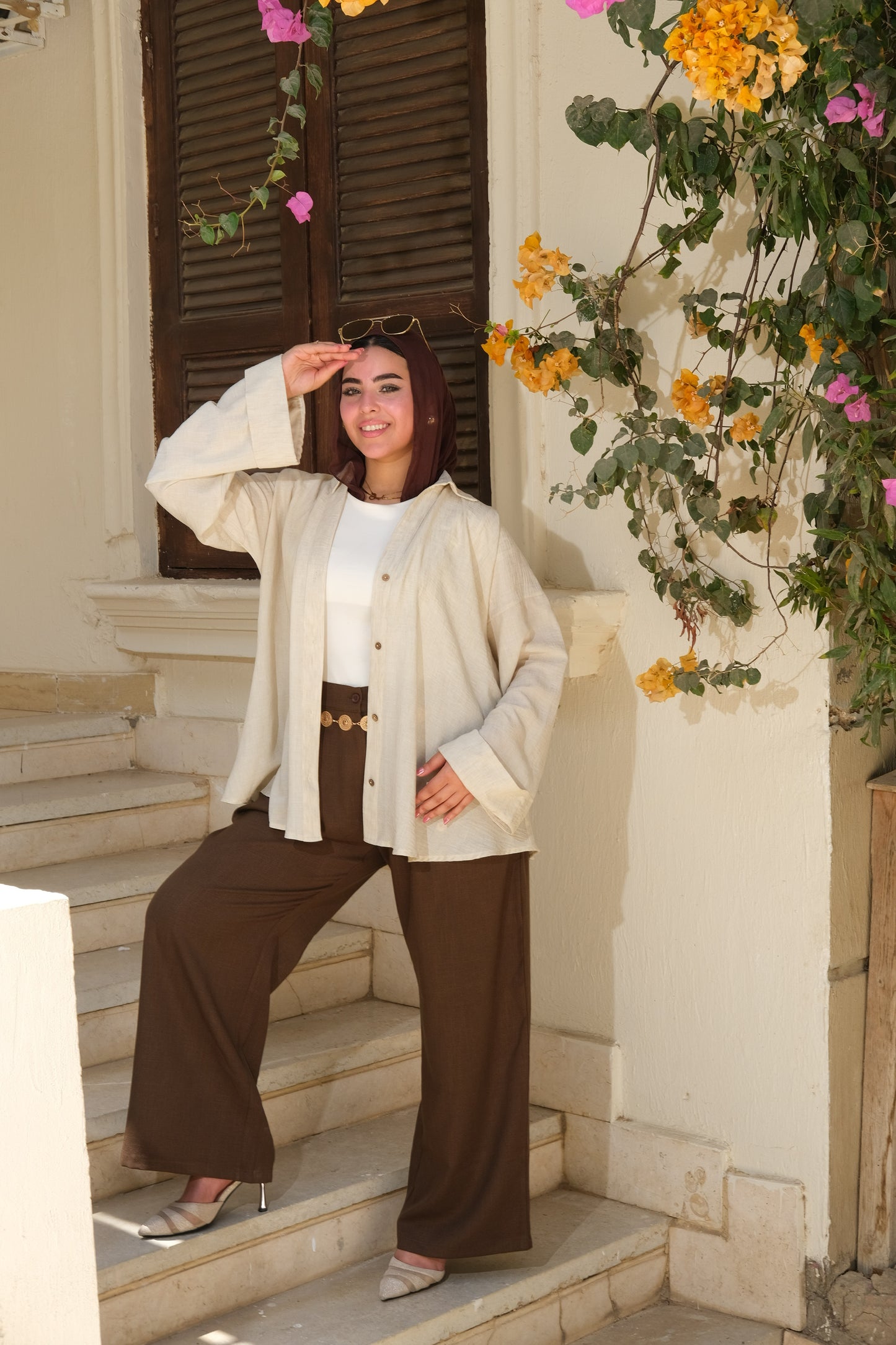 Poly Linen Shirt