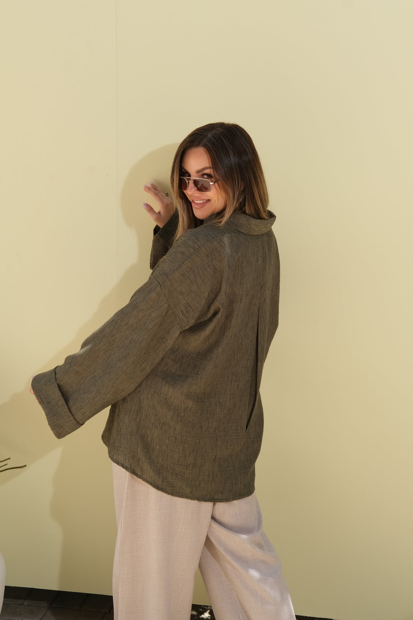 Poly Linen Shirt