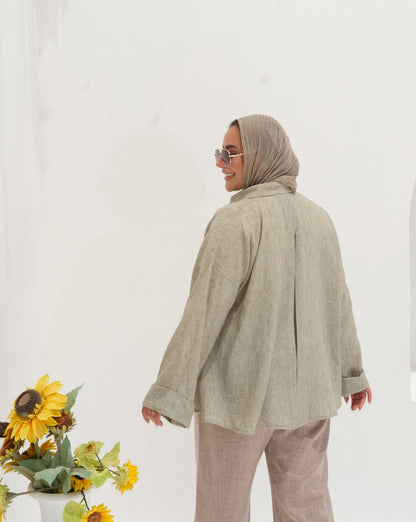 Poly Linen Shirt