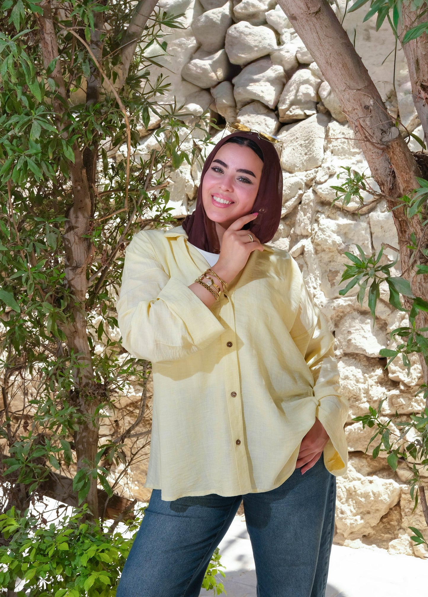 Poly Linen Shirt