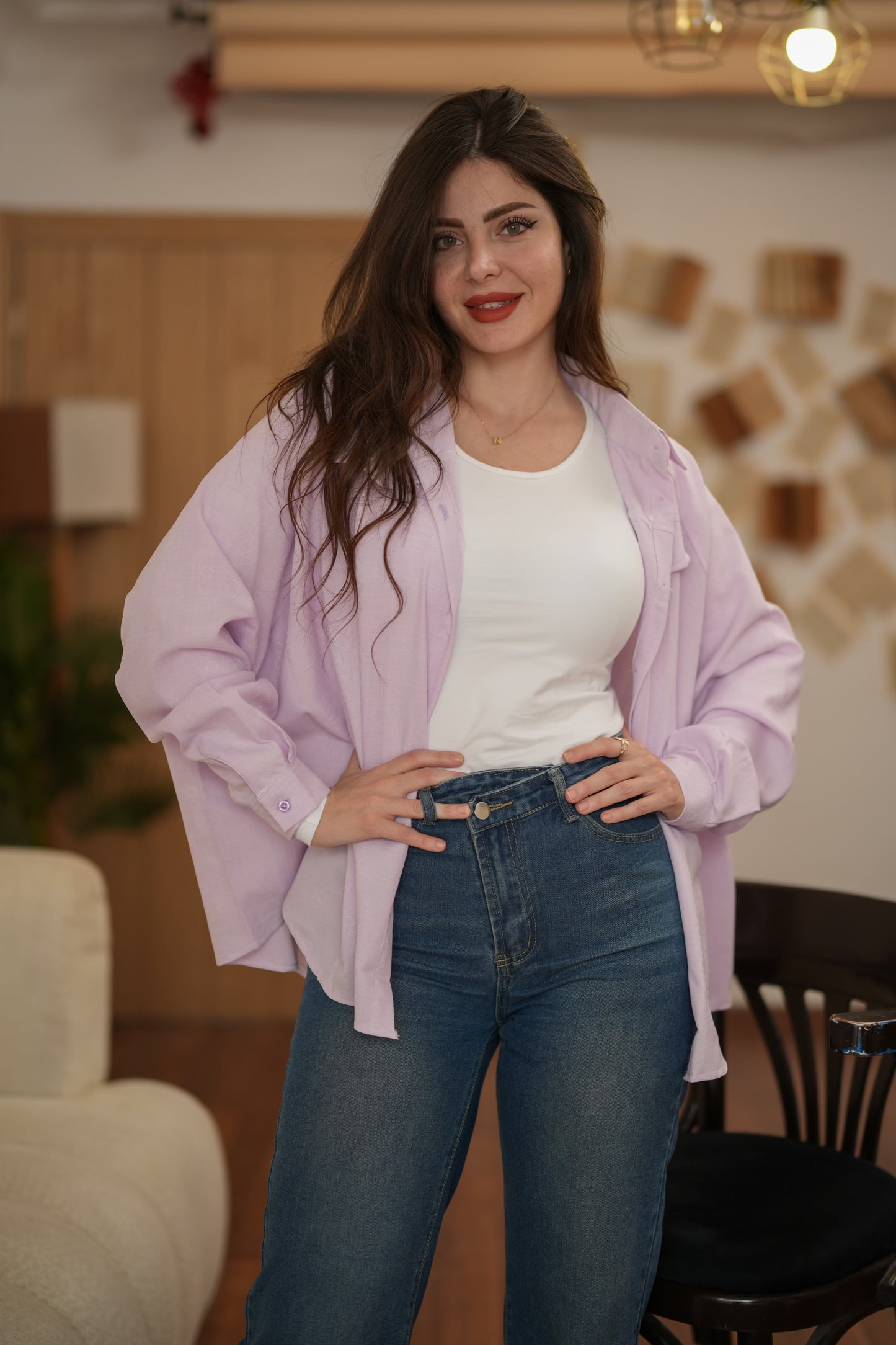Over-size shirt