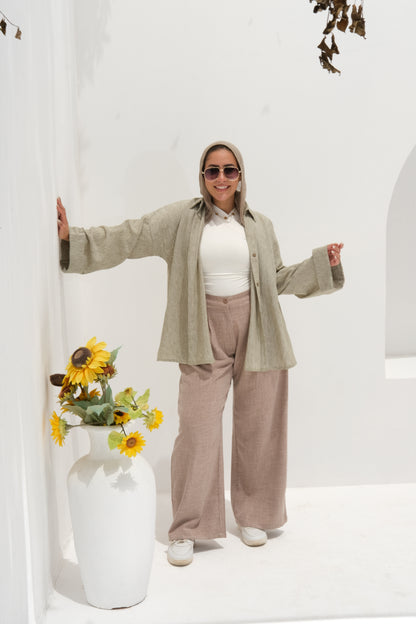 Poly Linen Shirt