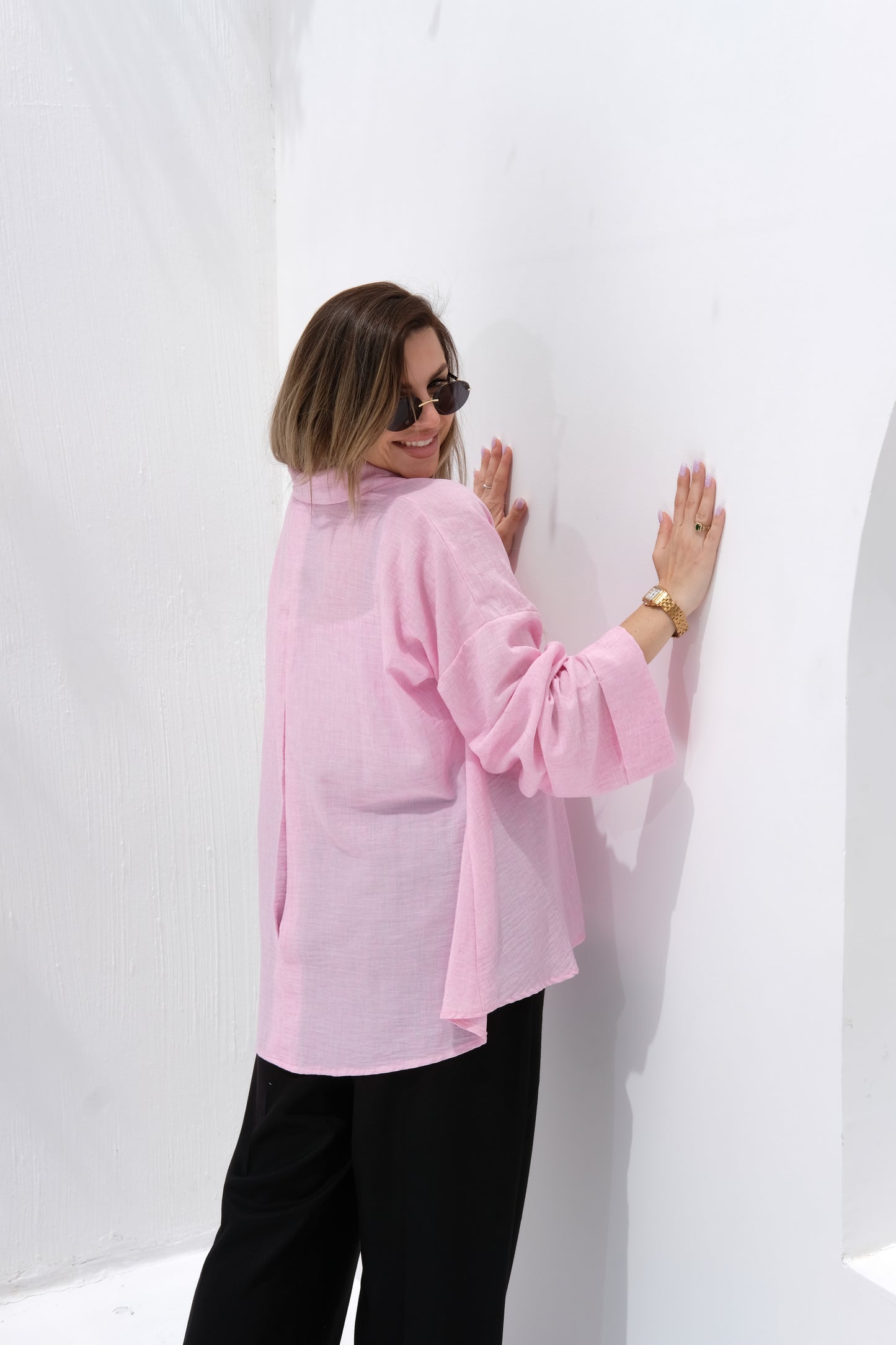 Poly Linen Shirt