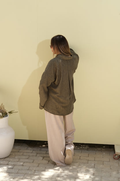 Poly Linen Shirt