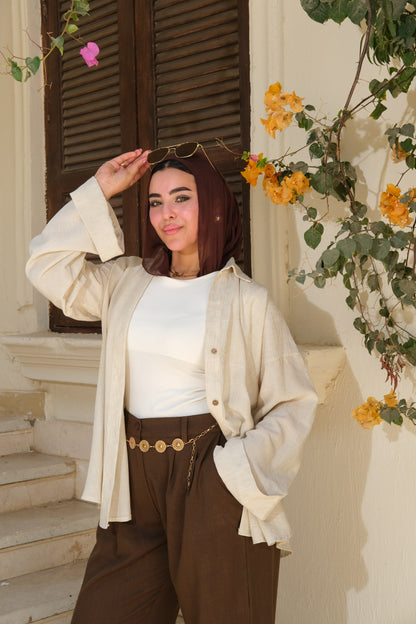 Poly Linen Shirt