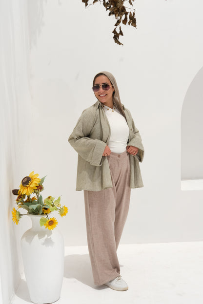 Poly Linen Shirt