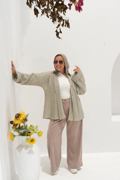Poly Linen Shirt