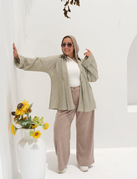 Poly Linen Shirt