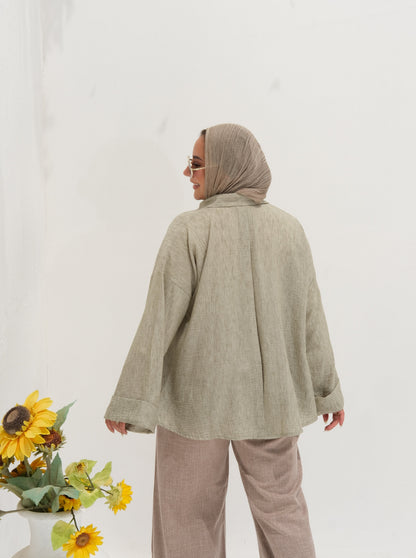 Poly Linen Shirt