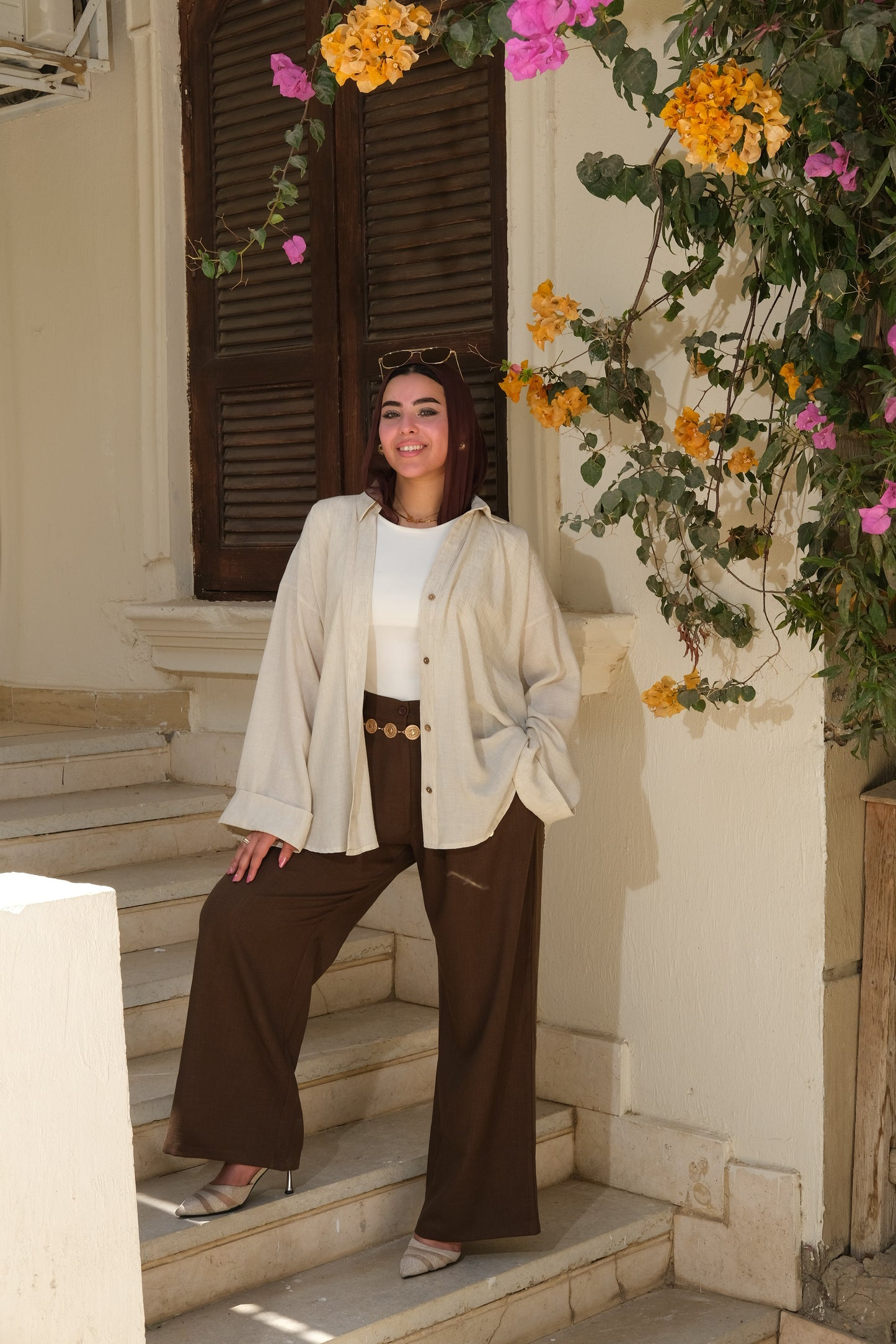 Poly Linen Shirt
