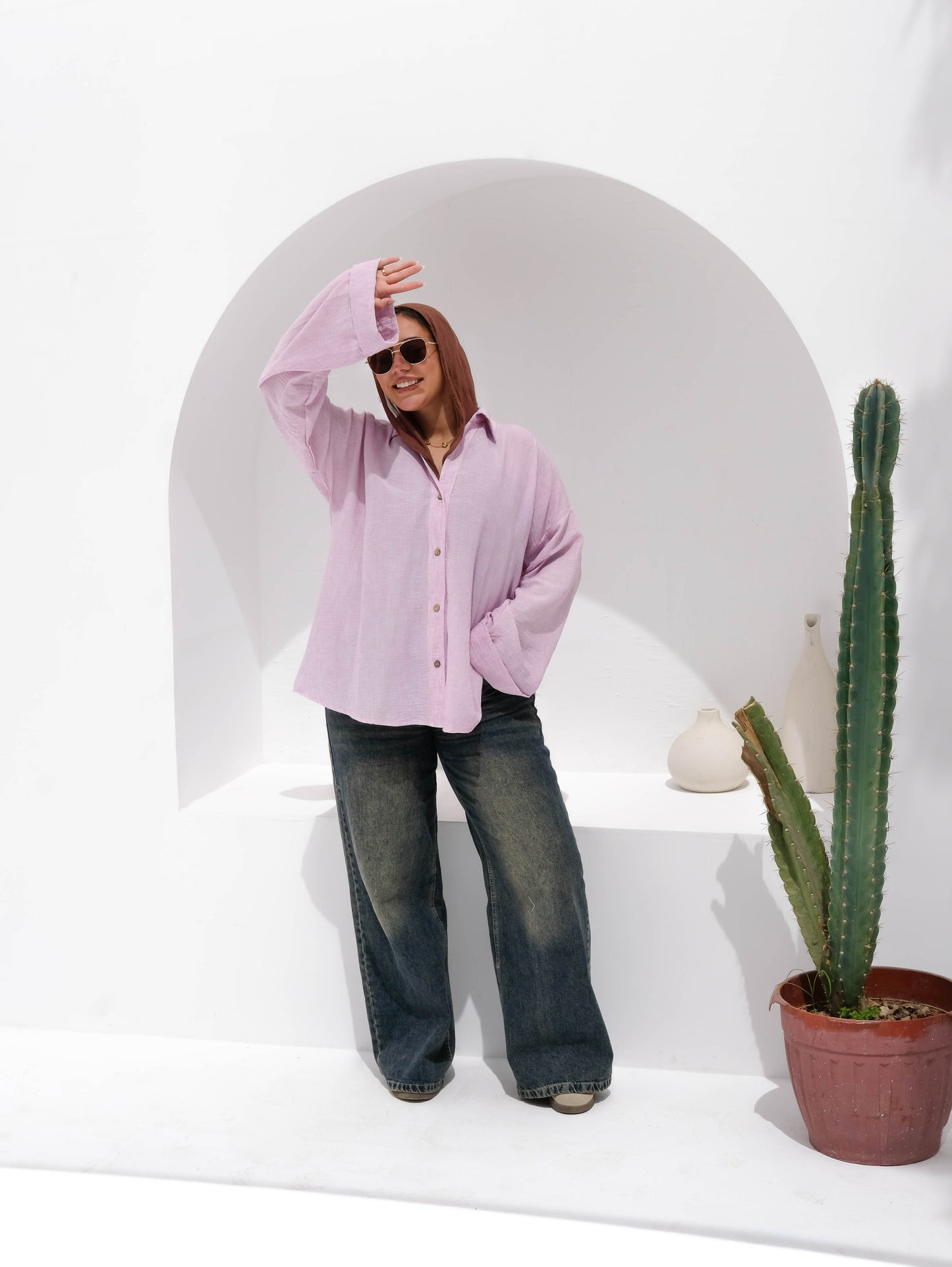 Poly Linen Shirt