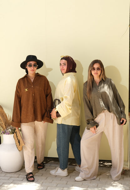 Poly Linen Shirt