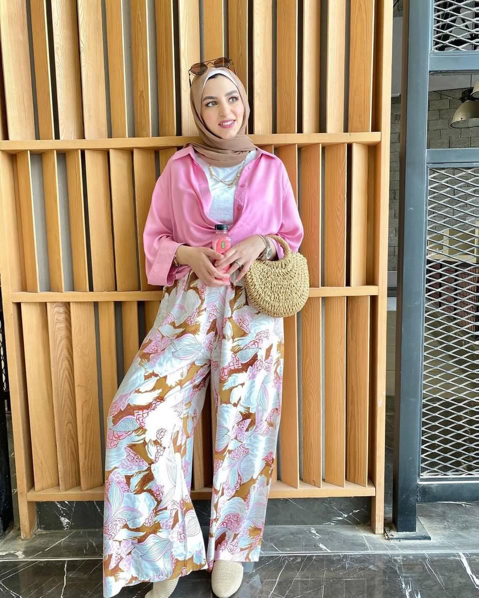 Printed pants