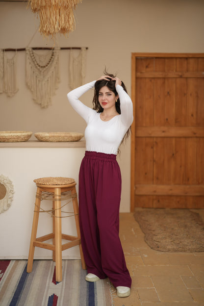 Wide leg pants