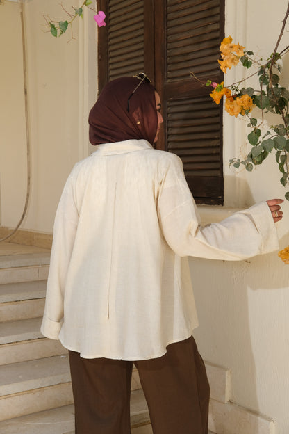 Poly Linen Shirt