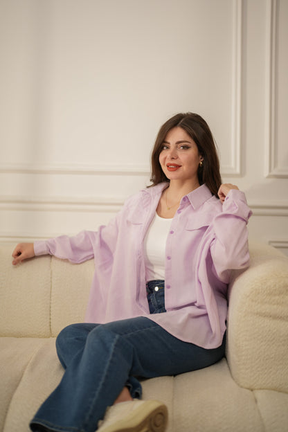 Over-size shirt