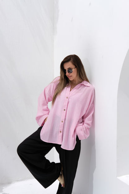 Poly Linen Shirt