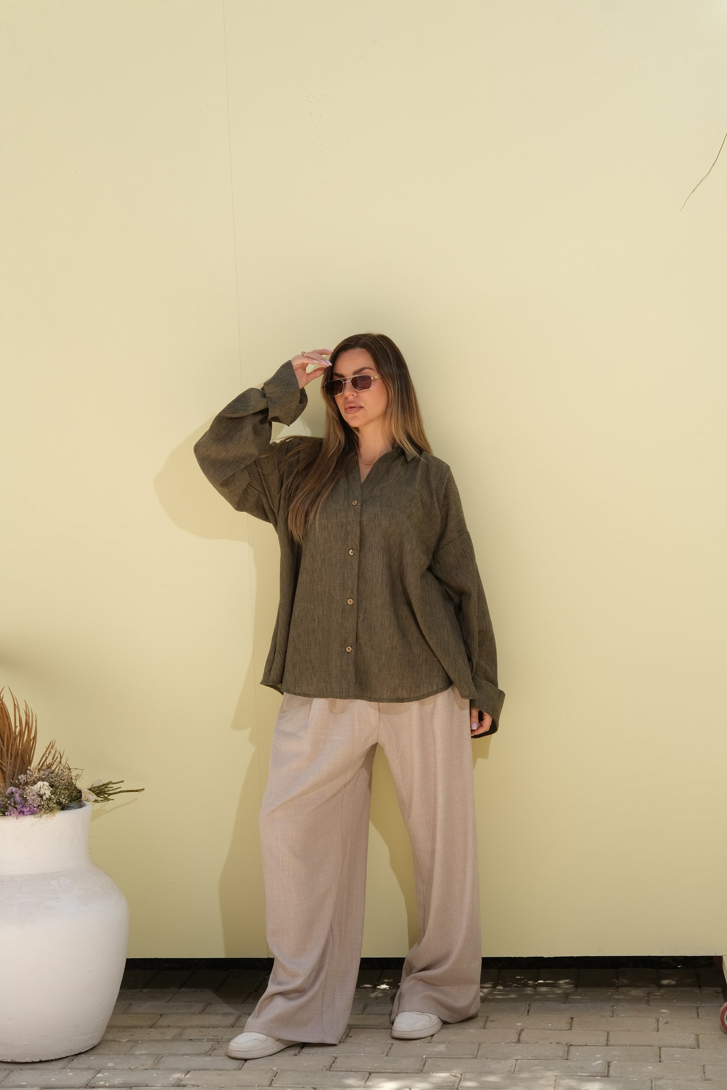 Poly Linen Shirt