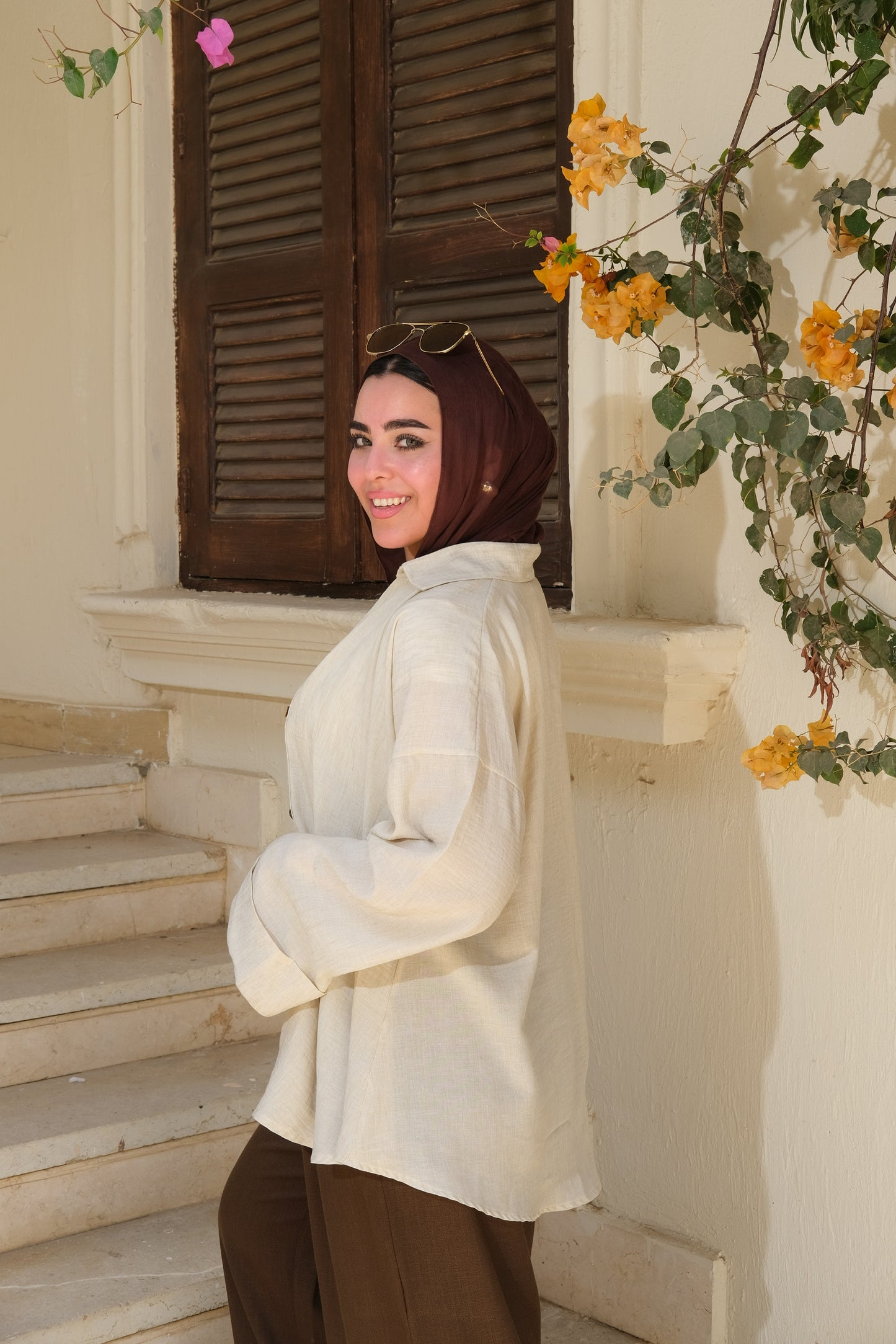 Poly Linen Shirt