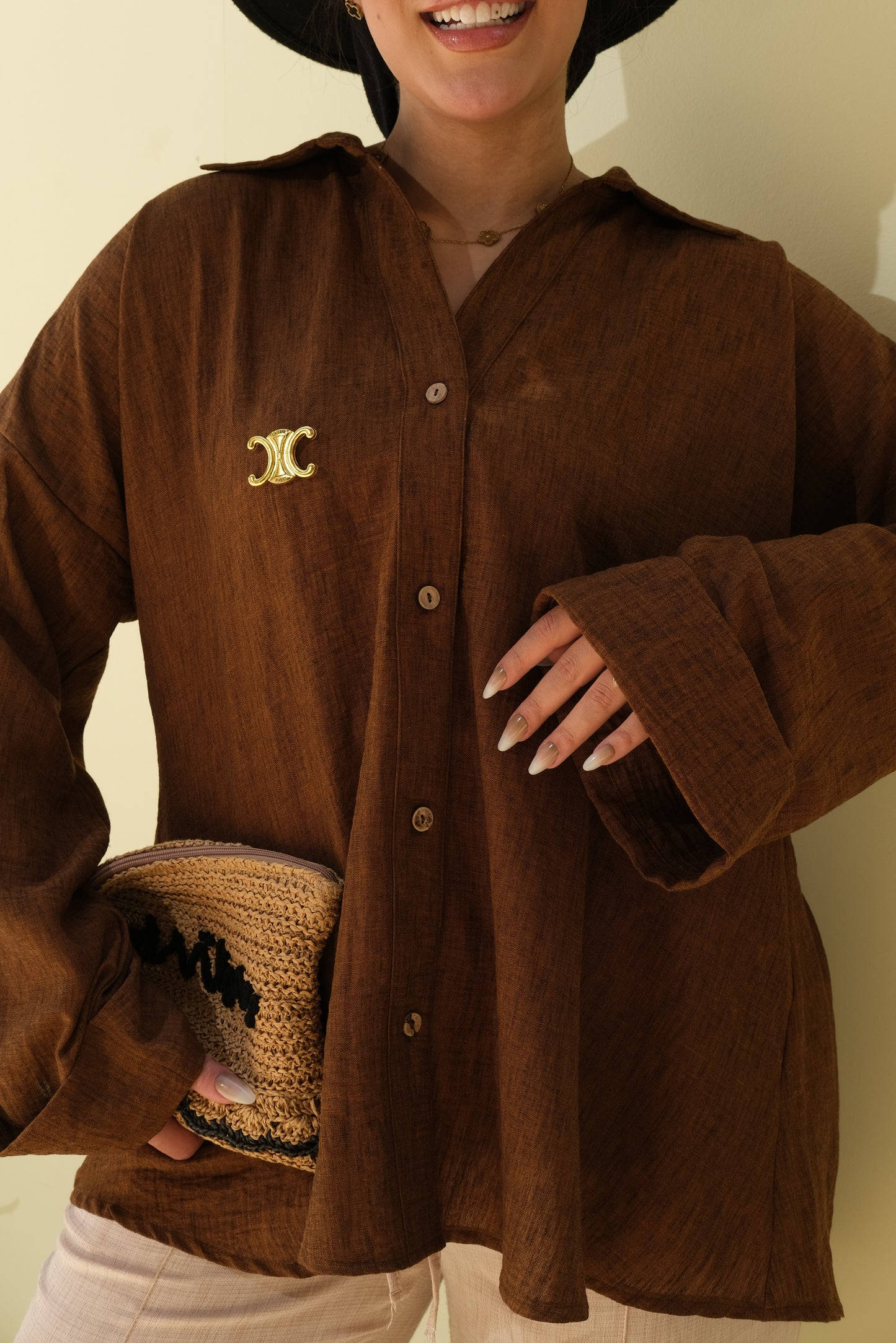 Poly Linen Shirt