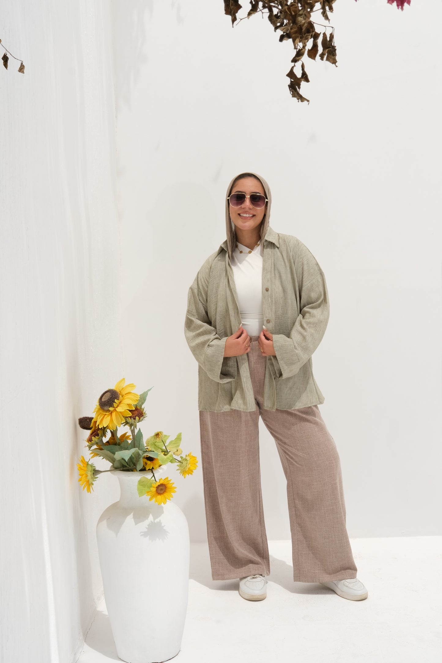 Poly Linen Shirt