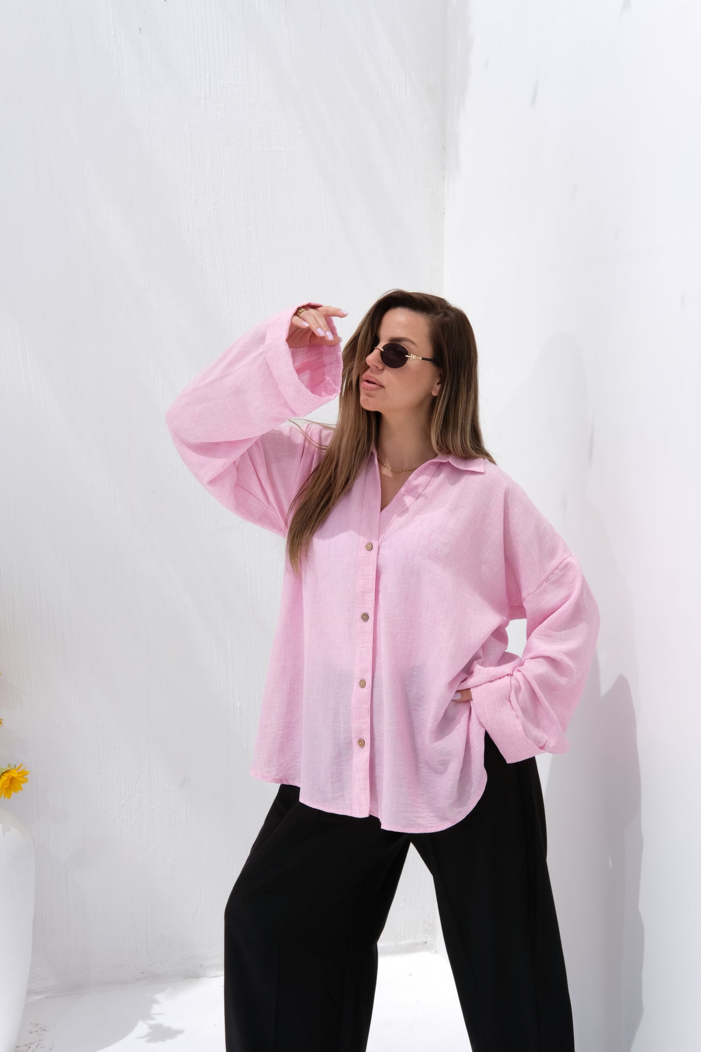 Poly Linen Shirt