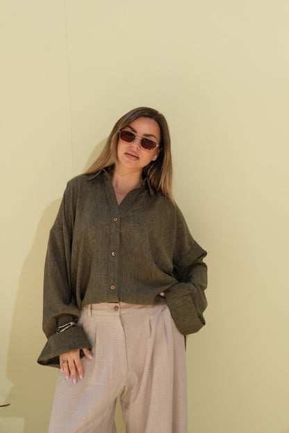 Poly Linen Shirt