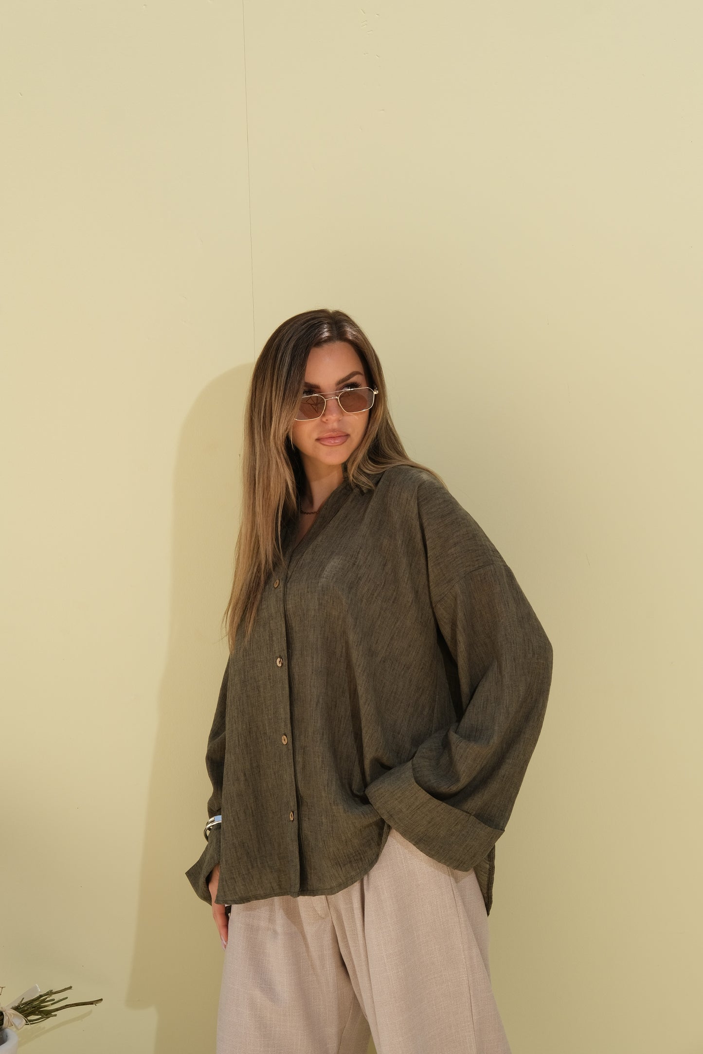 Poly Linen Shirt