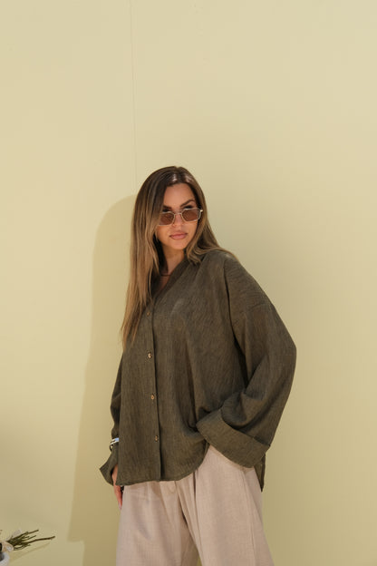 Poly Linen Shirt