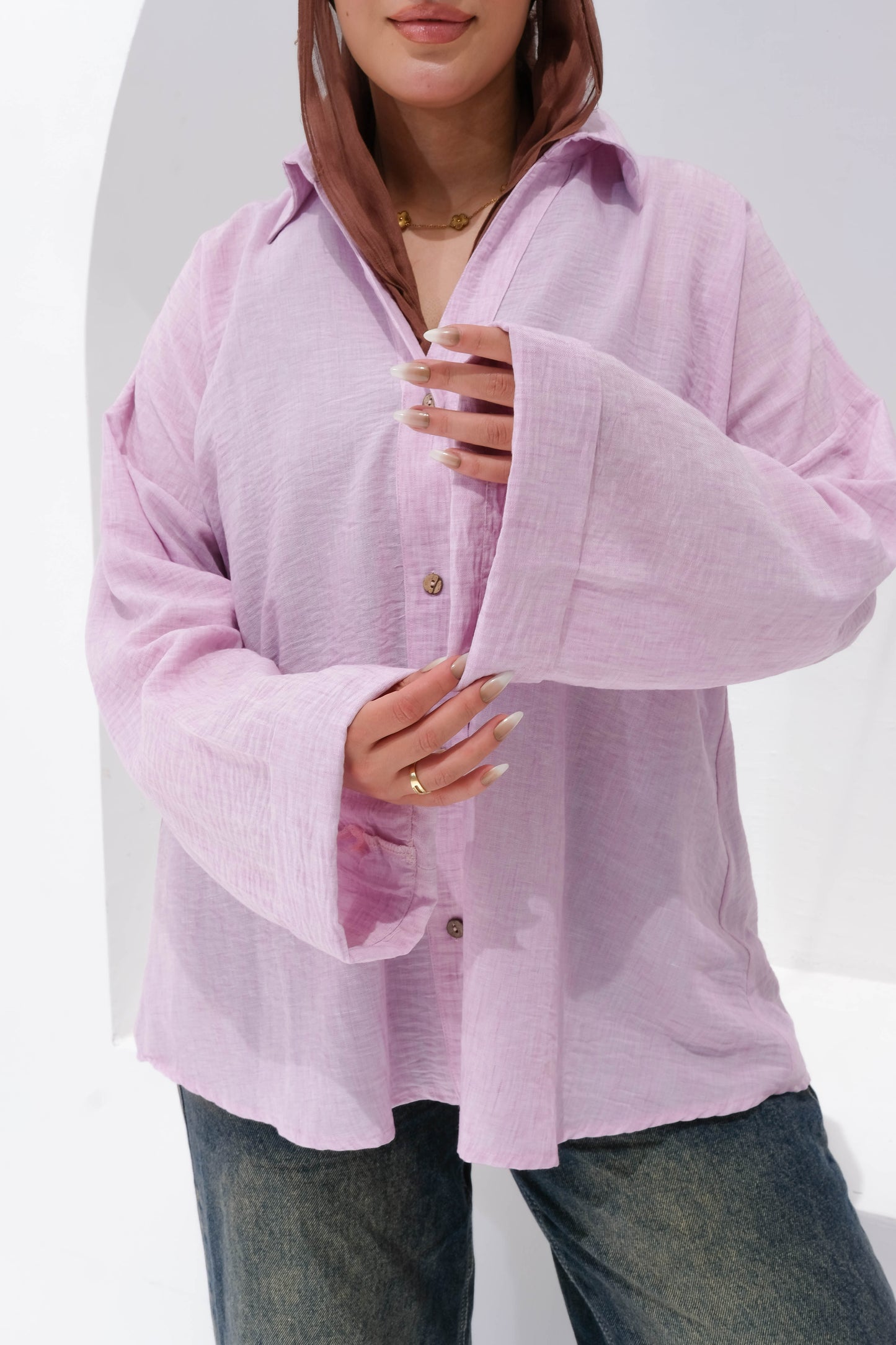 Poly Linen Shirt