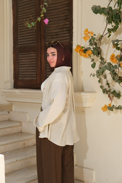 Poly Linen Shirt