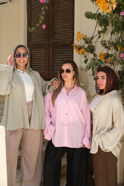 Poly Linen Shirt