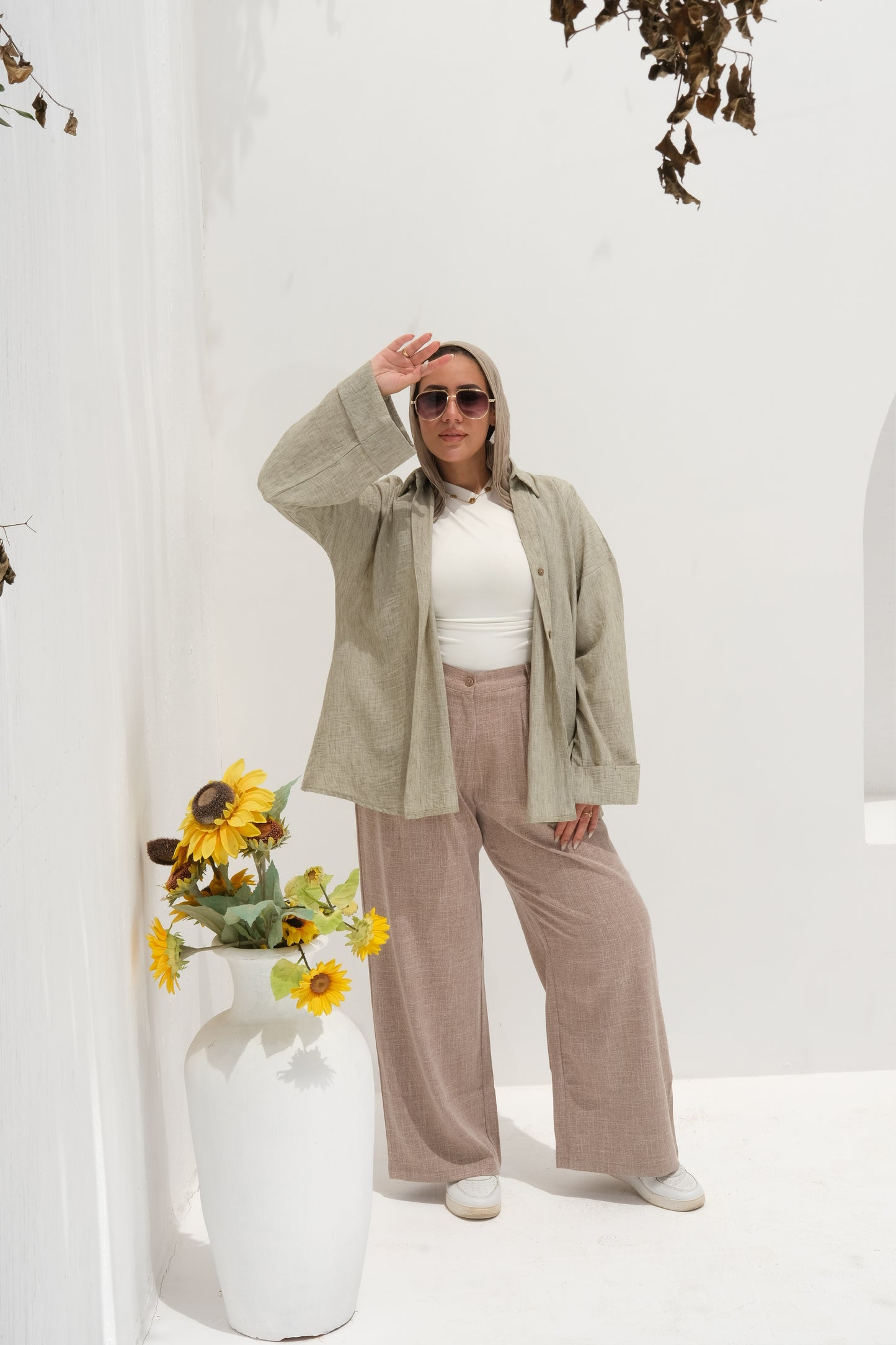 Poly Linen Shirt