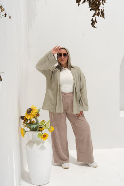 Poly Linen Shirt