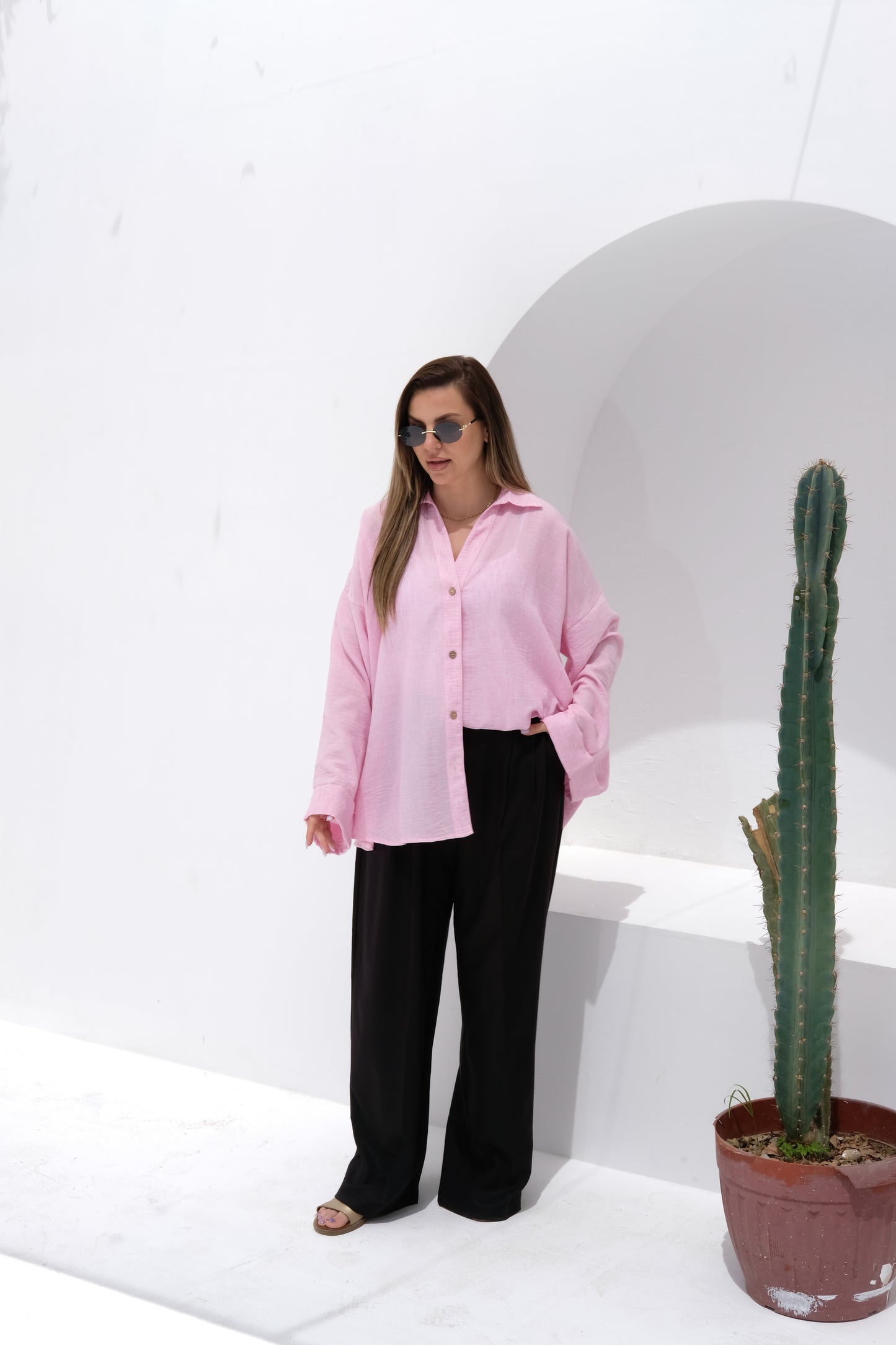 Poly Linen Shirt